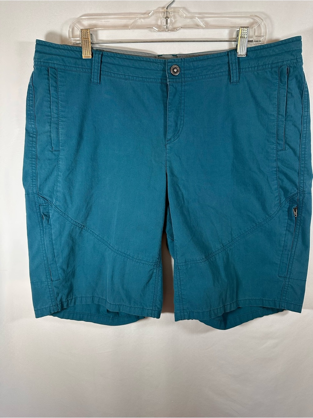 KÜHL‎ Splash Hiking Utility Shorts Teal Blue Women's Size 16